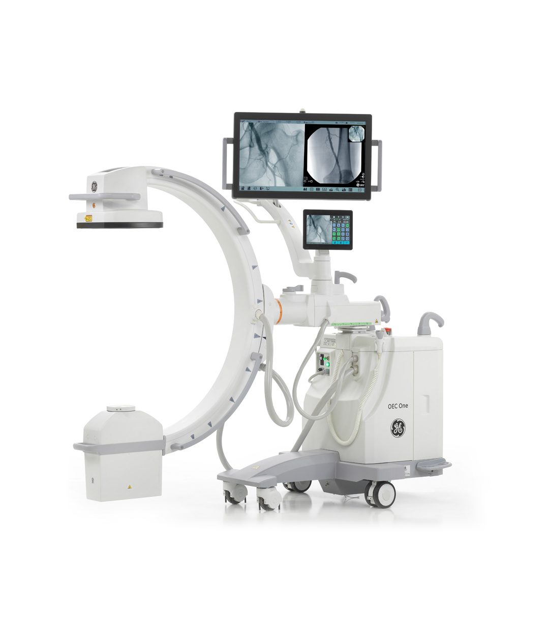 GE OEC One C-arm 영상투시 혈관시술 장비 — 정면